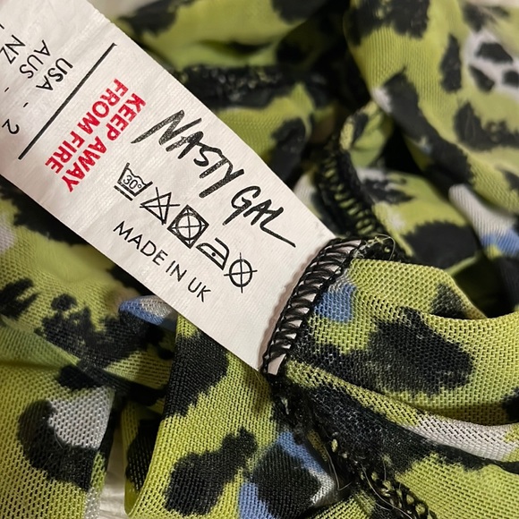 Nasty Gal | any meow-meant now leopard mesh bodysuit - Picture 7 of 11